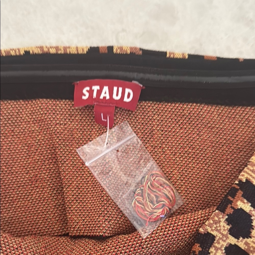 STAUD Leopard Print Tube Top - Picture 3 of 6